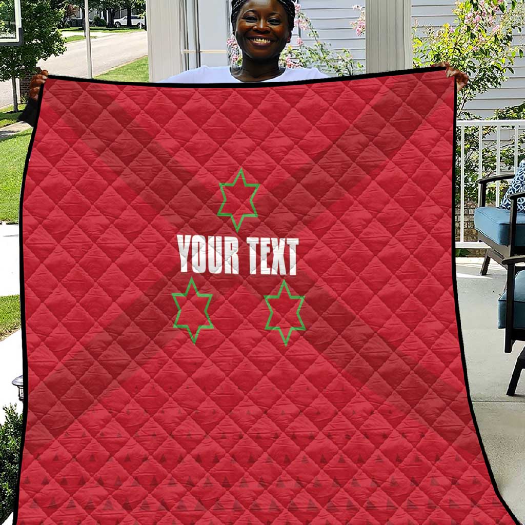 Custom Burundi Football Quilt Go Intamba Go LT15