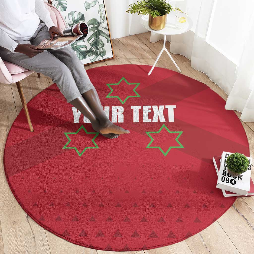 Custom Burundi Football Round Carpet Go Intamba Go LT15