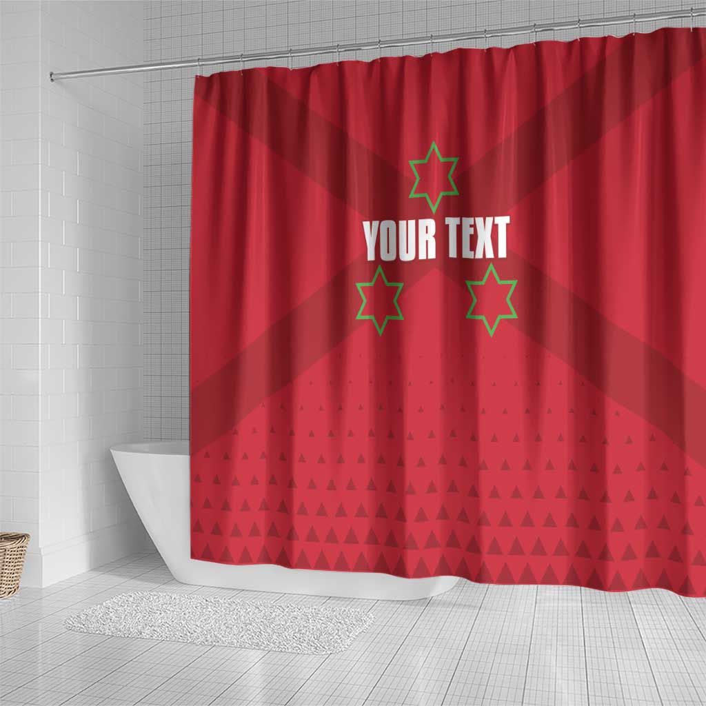 Custom Burundi Football Shower Curtain Come On Intamba LT15