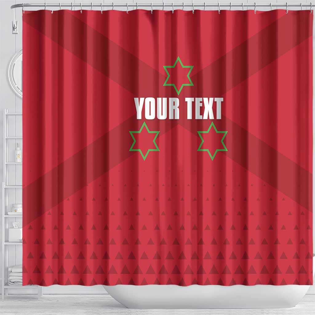 Custom Burundi Football Shower Curtain Come On Intamba LT15