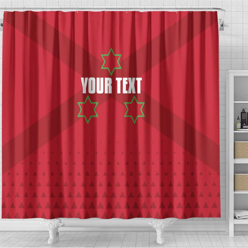 Custom Burundi Football Shower Curtain Come On Intamba LT15