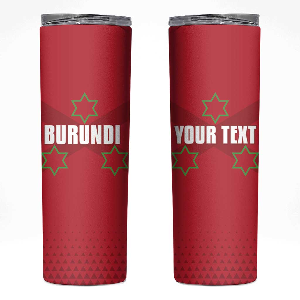 Custom Burundi Football Skinny Tumbler Go Intamba Go LT15