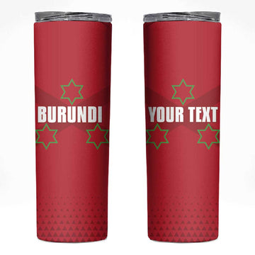 Custom Burundi Football Skinny Tumbler Go Intamba Go LT15