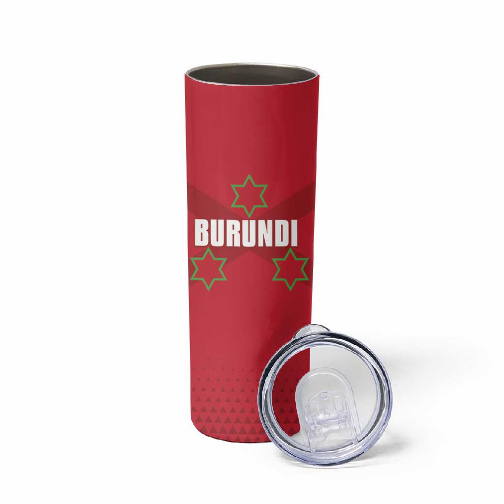 Custom Burundi Football Skinny Tumbler Go Intamba Go LT15