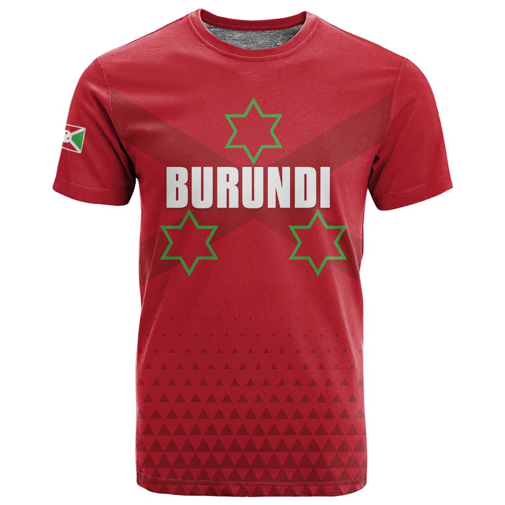 Custom Burundi Football T shirt Go Intamba Go LT15