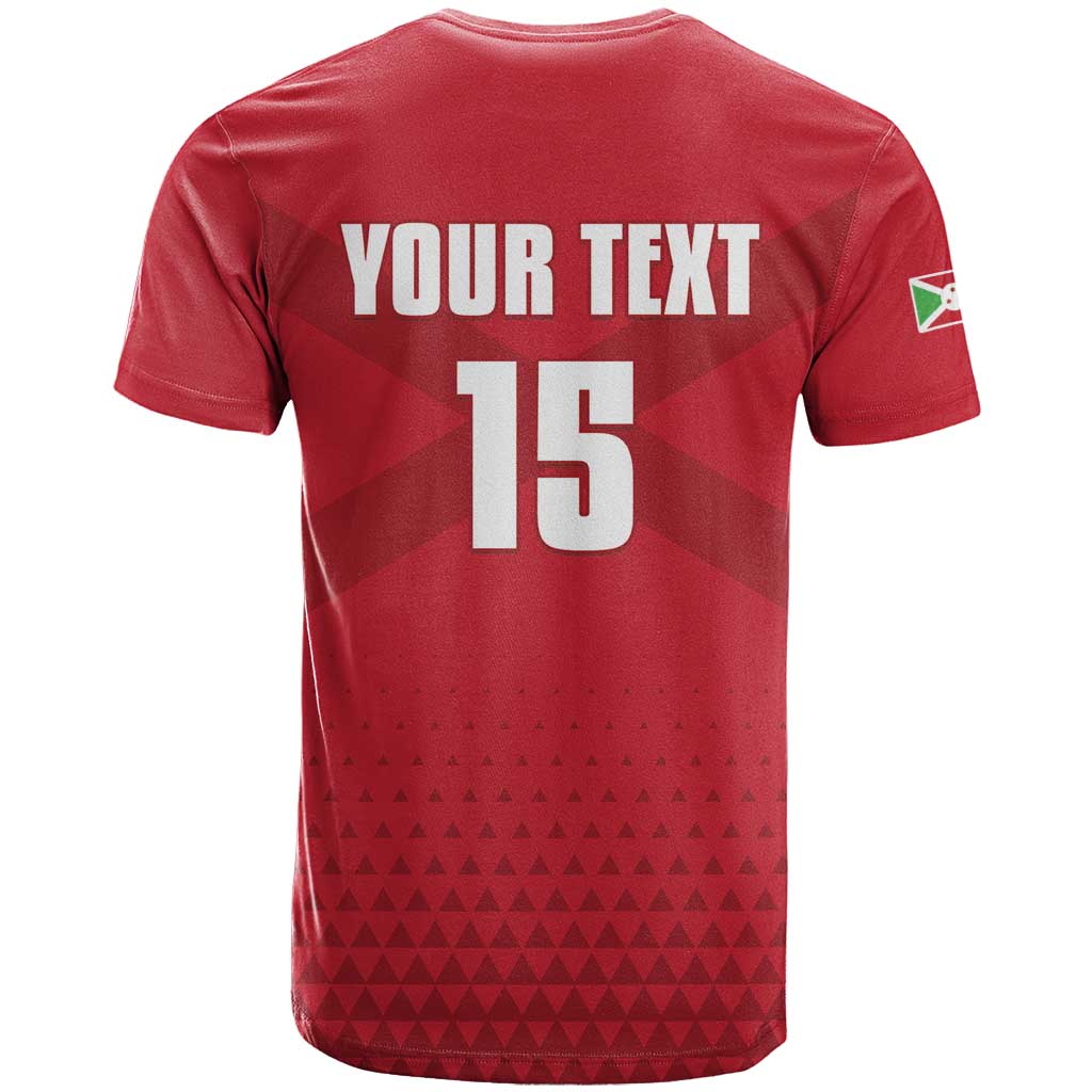 Custom Burundi Football T shirt Go Intamba Go LT15