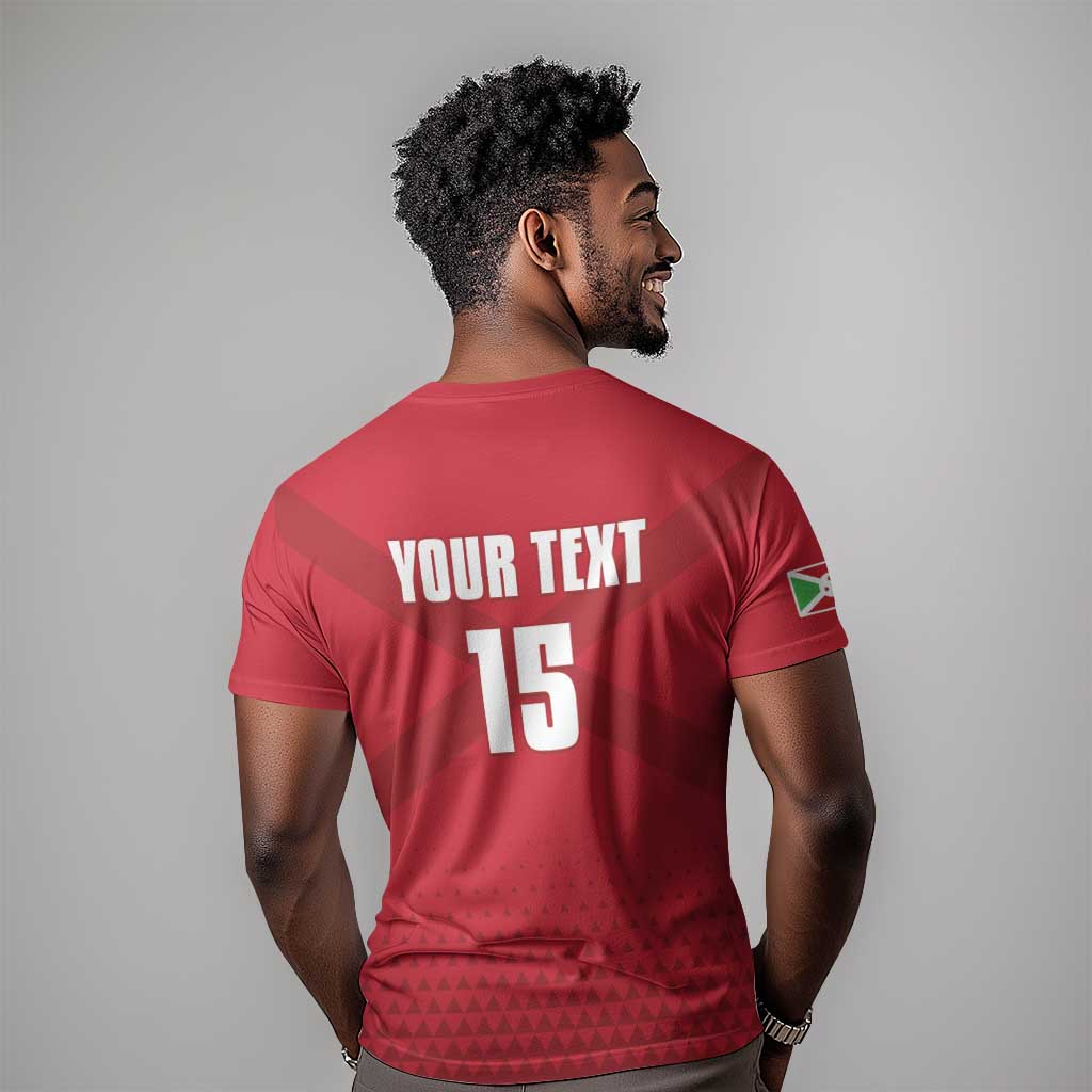 Custom Burundi Football T shirt Go Intamba Go LT15