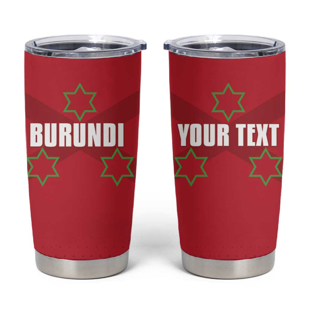 Custom Burundi Football Tumbler Cup Go Intamba Go LT15