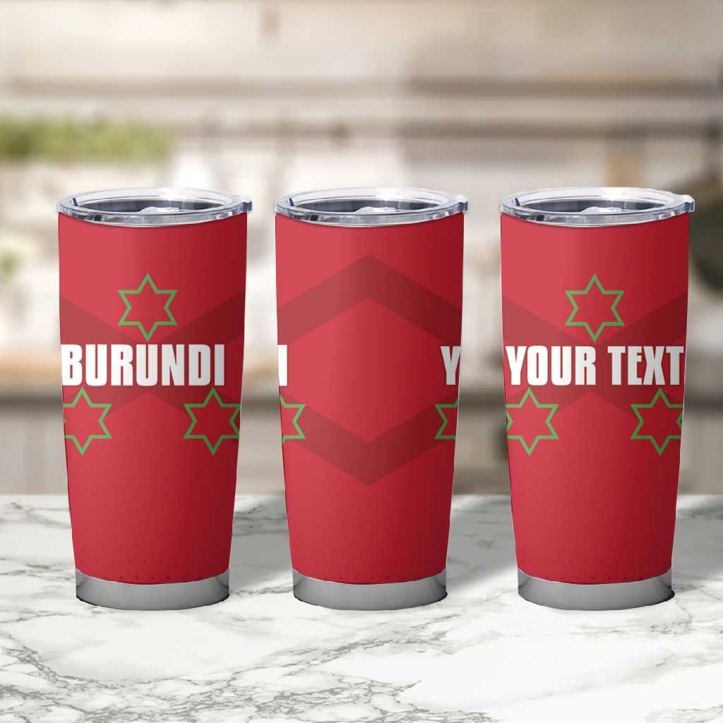 Custom Burundi Football Tumbler Cup Go Intamba Go LT15