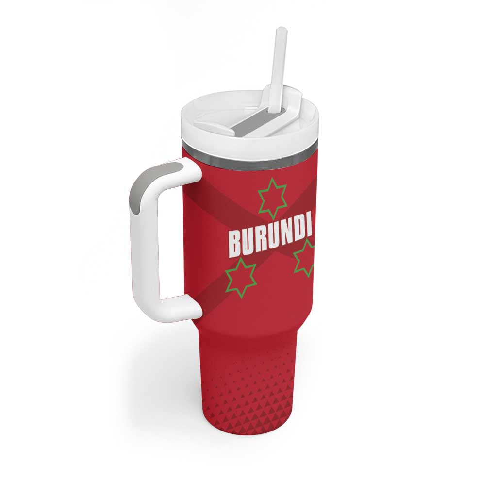 Custom Burundi Football Tumbler With Handle Go Intamba Go LT15