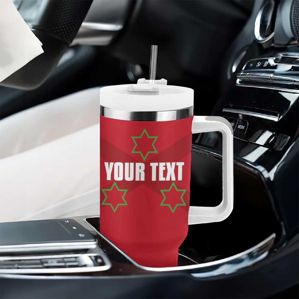 Custom Burundi Football Tumbler With Handle Go Intamba Go LT15