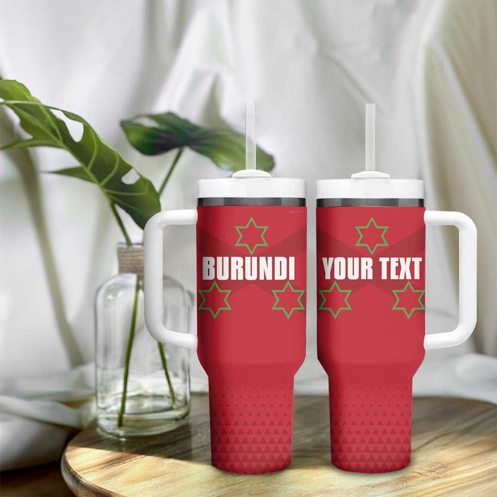 Custom Burundi Football Tumbler With Handle Go Intamba Go LT15