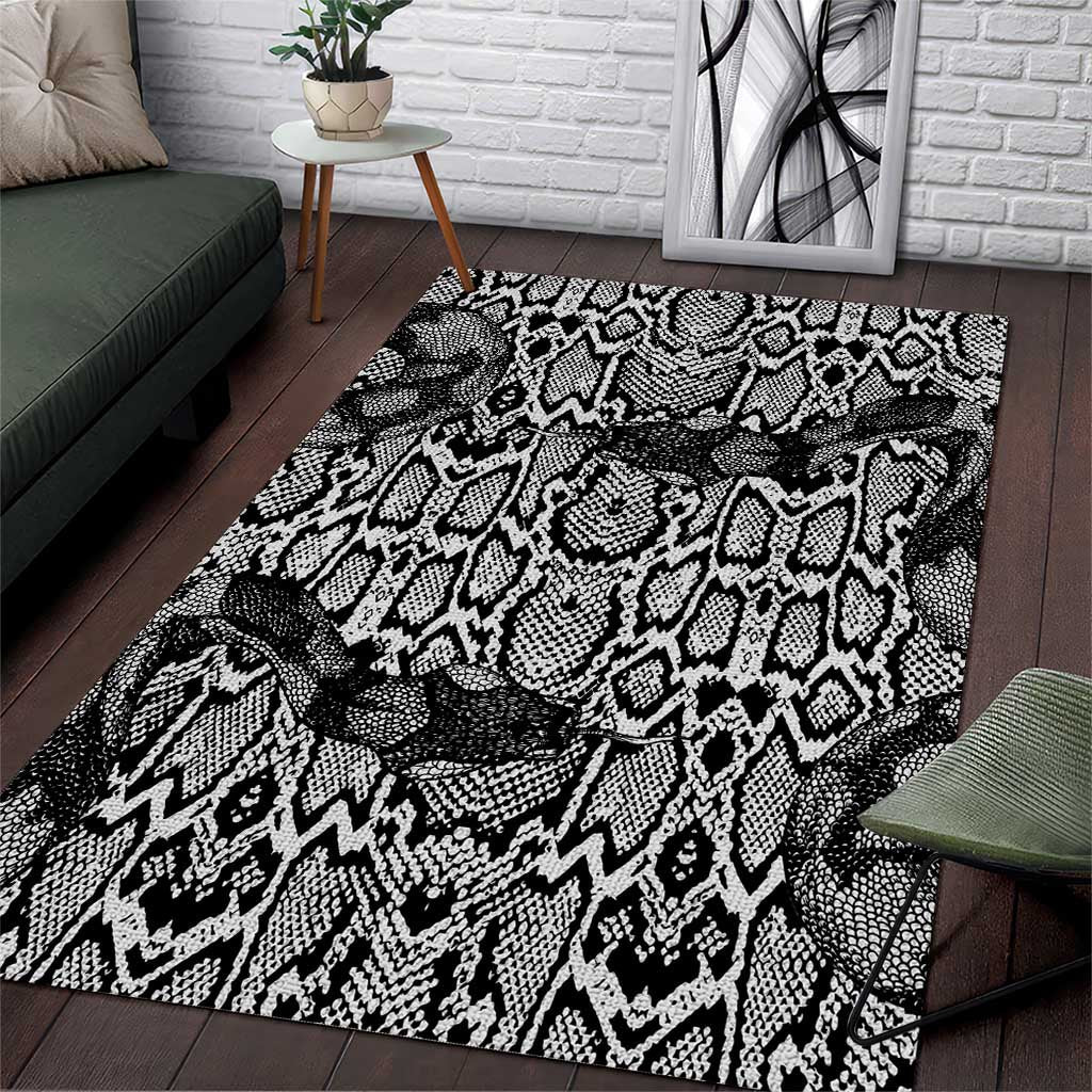 Snake African Skin Animals Pattern Area Rug LT15