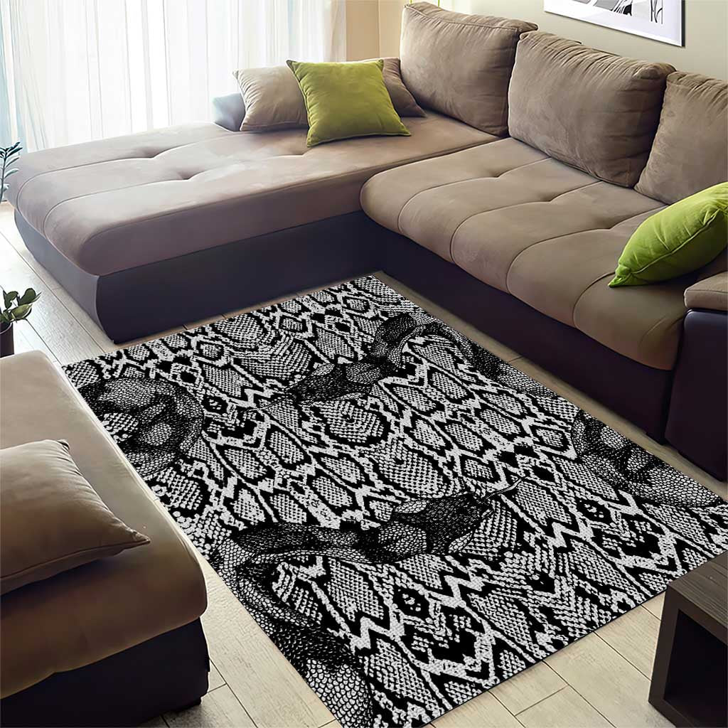 Snake African Skin Animals Pattern Area Rug LT15