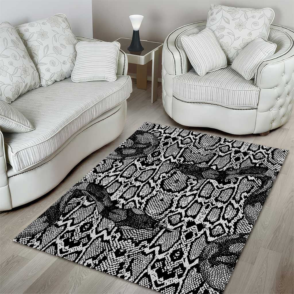 Snake African Skin Animals Pattern Area Rug LT15
