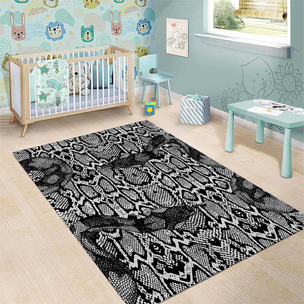 Snake African Skin Animals Pattern Area Rug LT15