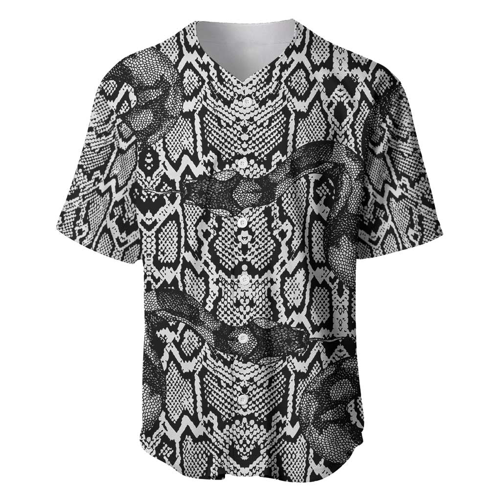 Snake African Skin Animals Pattern Baseball Jersey LT15