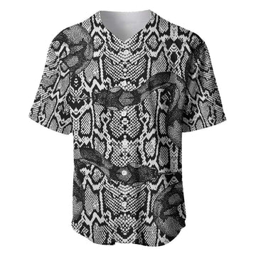 Snake African Skin Animals Pattern Baseball Jersey LT15