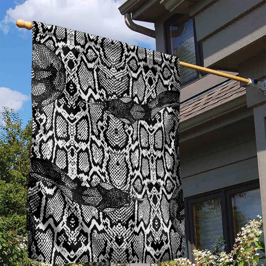 Snake African Skin Animals Pattern Garden Flag LT15