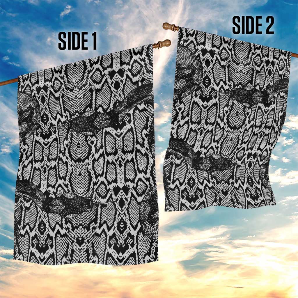 Snake African Skin Animals Pattern Garden Flag LT15