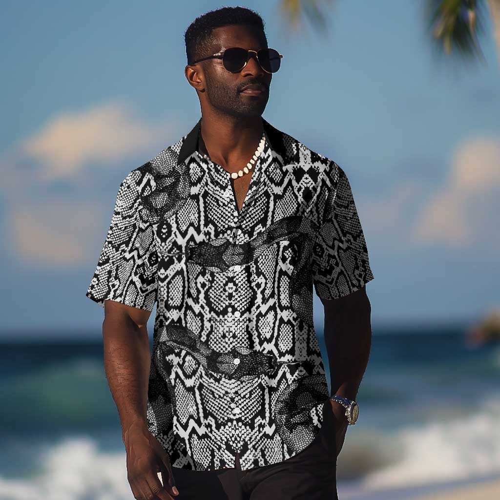 Snake African Skin Animals Pattern Hawaiian Shirt LT15