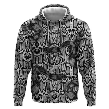 African Snake Skin Pattern Hoodie LT15