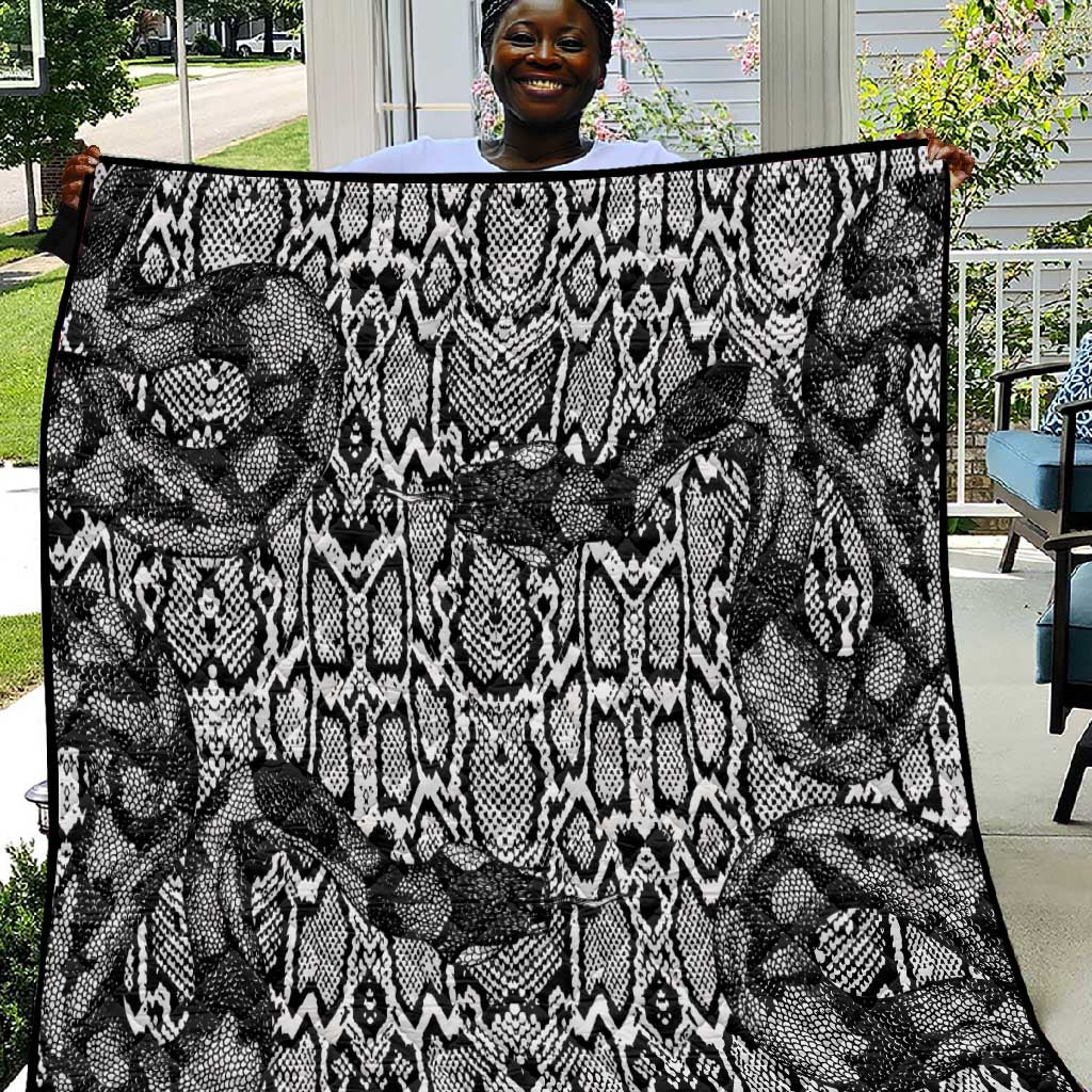 Snake African Skin Animals Pattern Quilt LT15