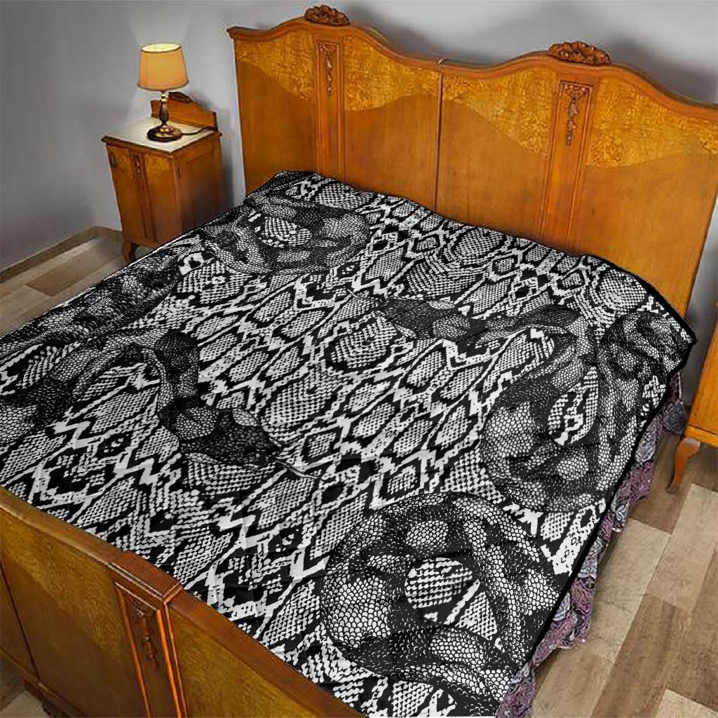 Snake African Skin Animals Pattern Quilt LT15
