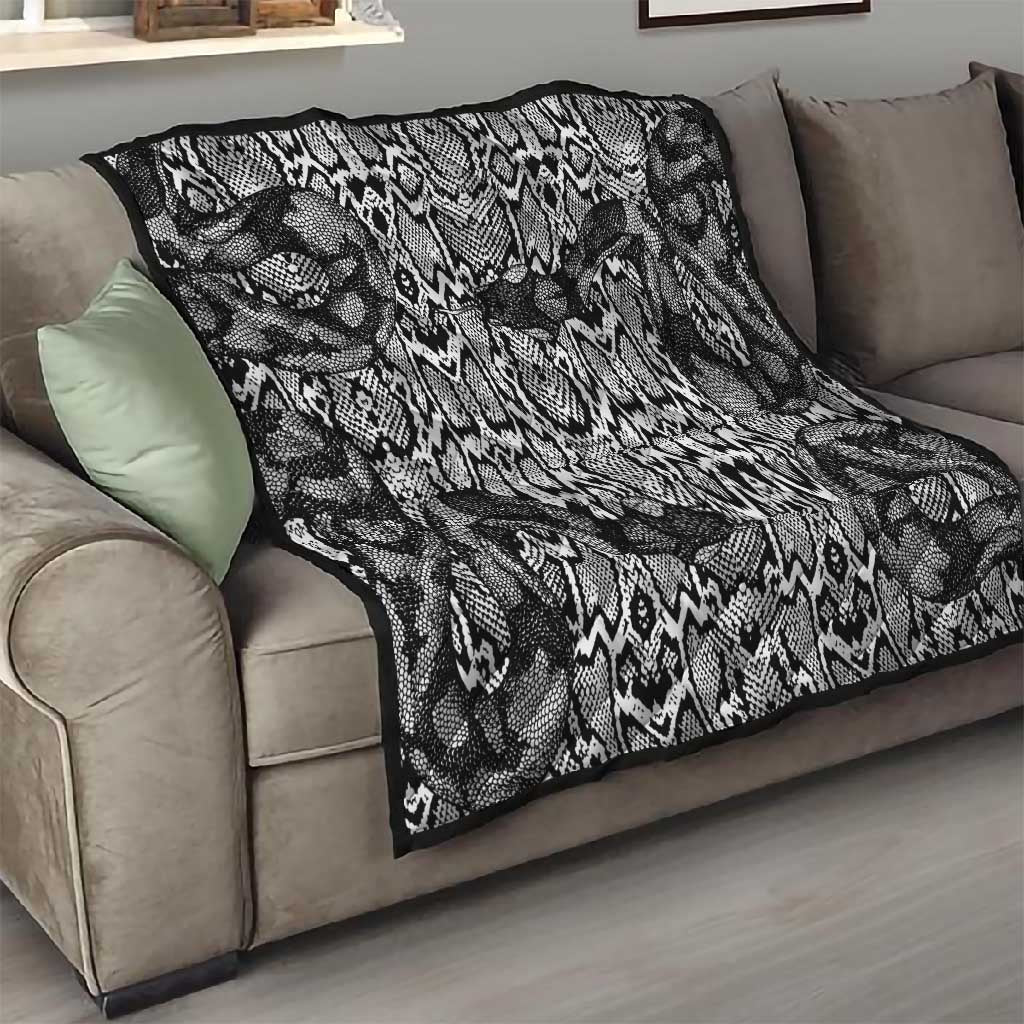 Snake African Skin Animals Pattern Quilt LT15
