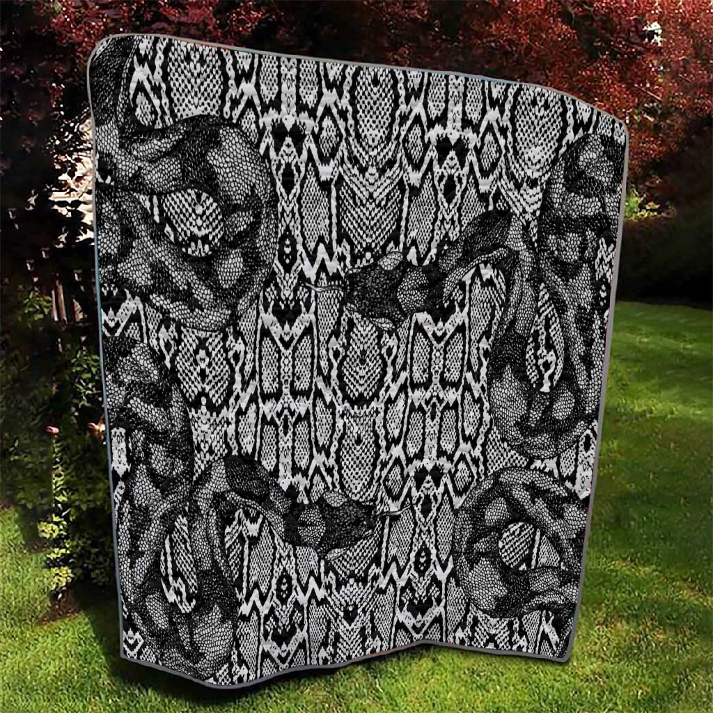 Snake African Skin Animals Pattern Quilt LT15