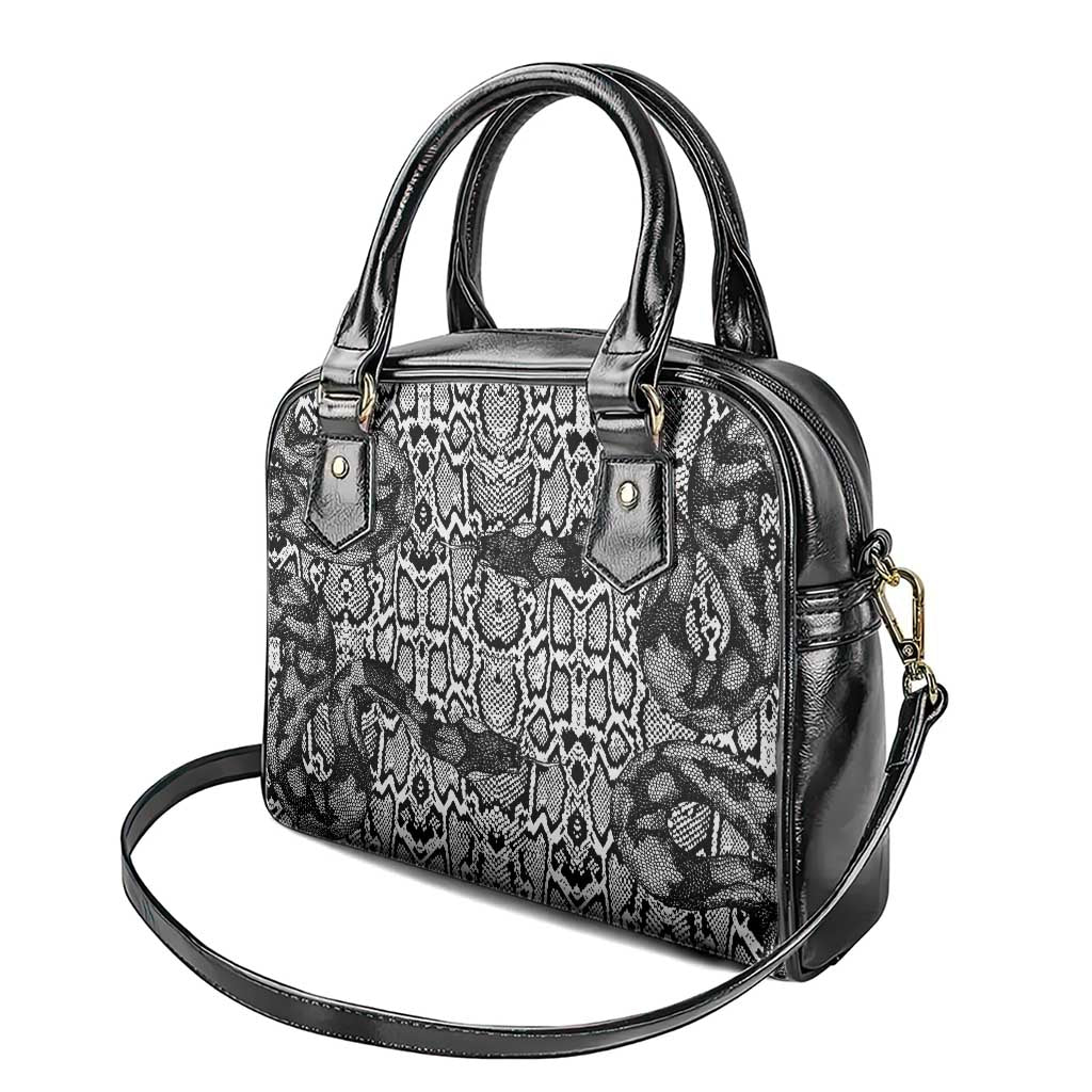 African Snake Skin Pattern Shoulder Handbag LT15