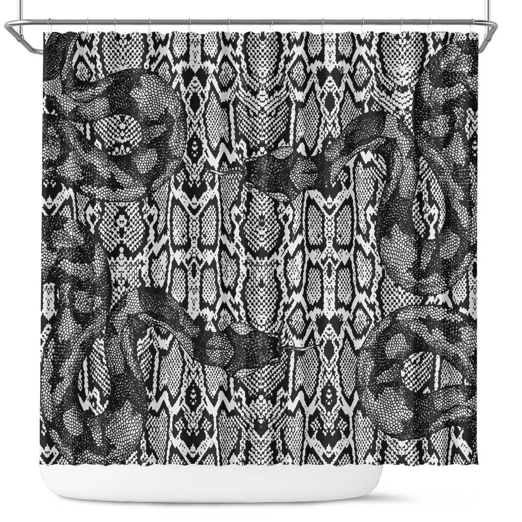 African Snake Skin Pattern Shower Curtain LT15