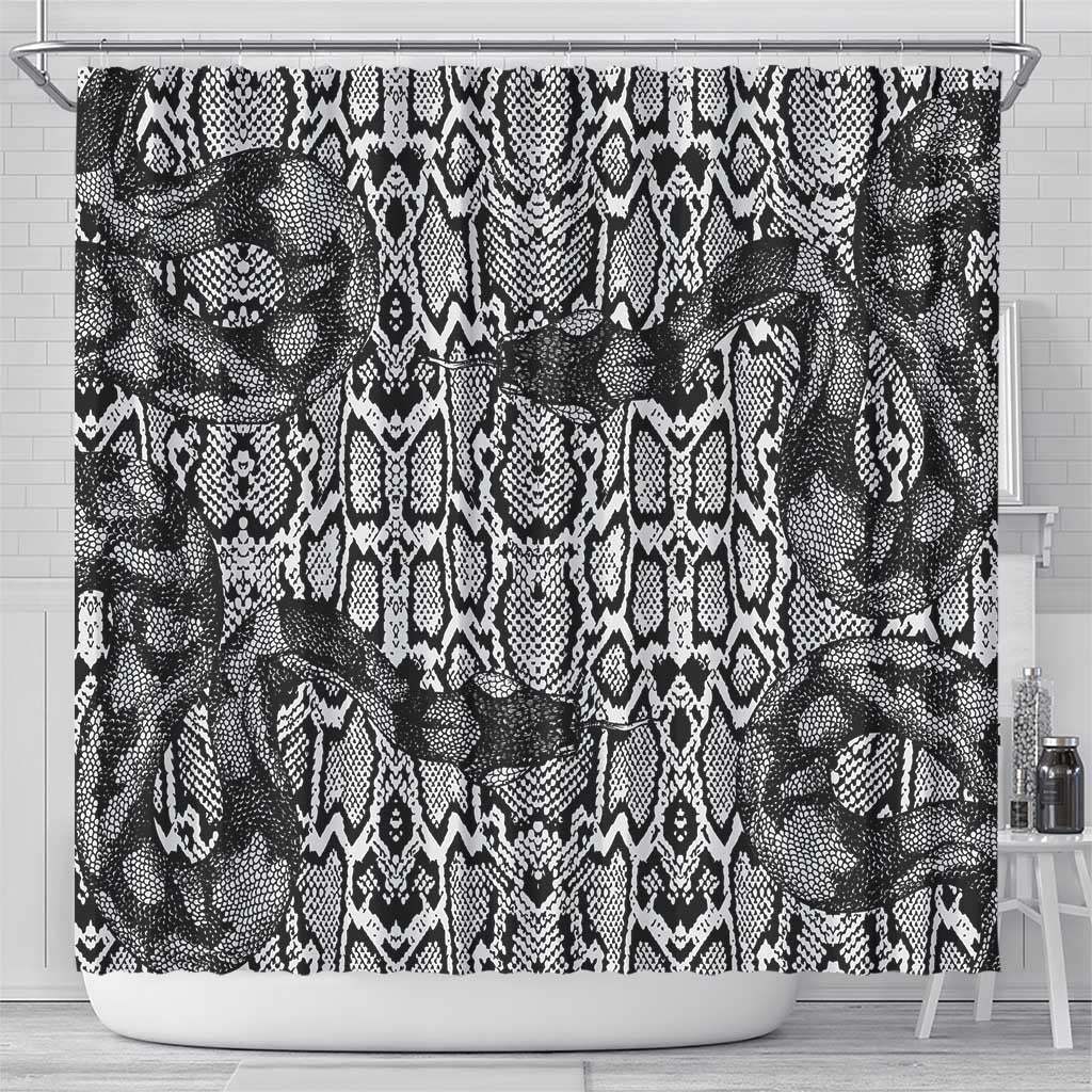 African Snake Skin Pattern Shower Curtain LT15