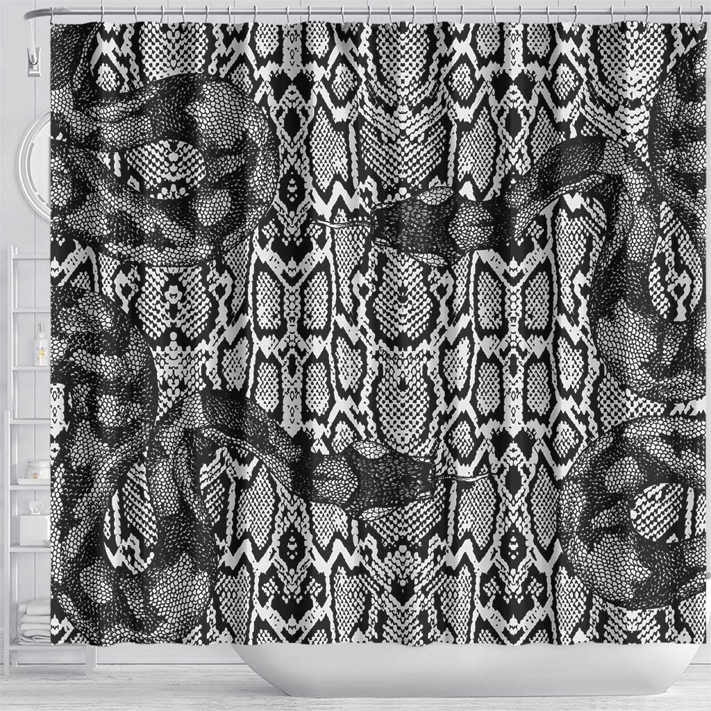 African Snake Skin Pattern Shower Curtain LT15