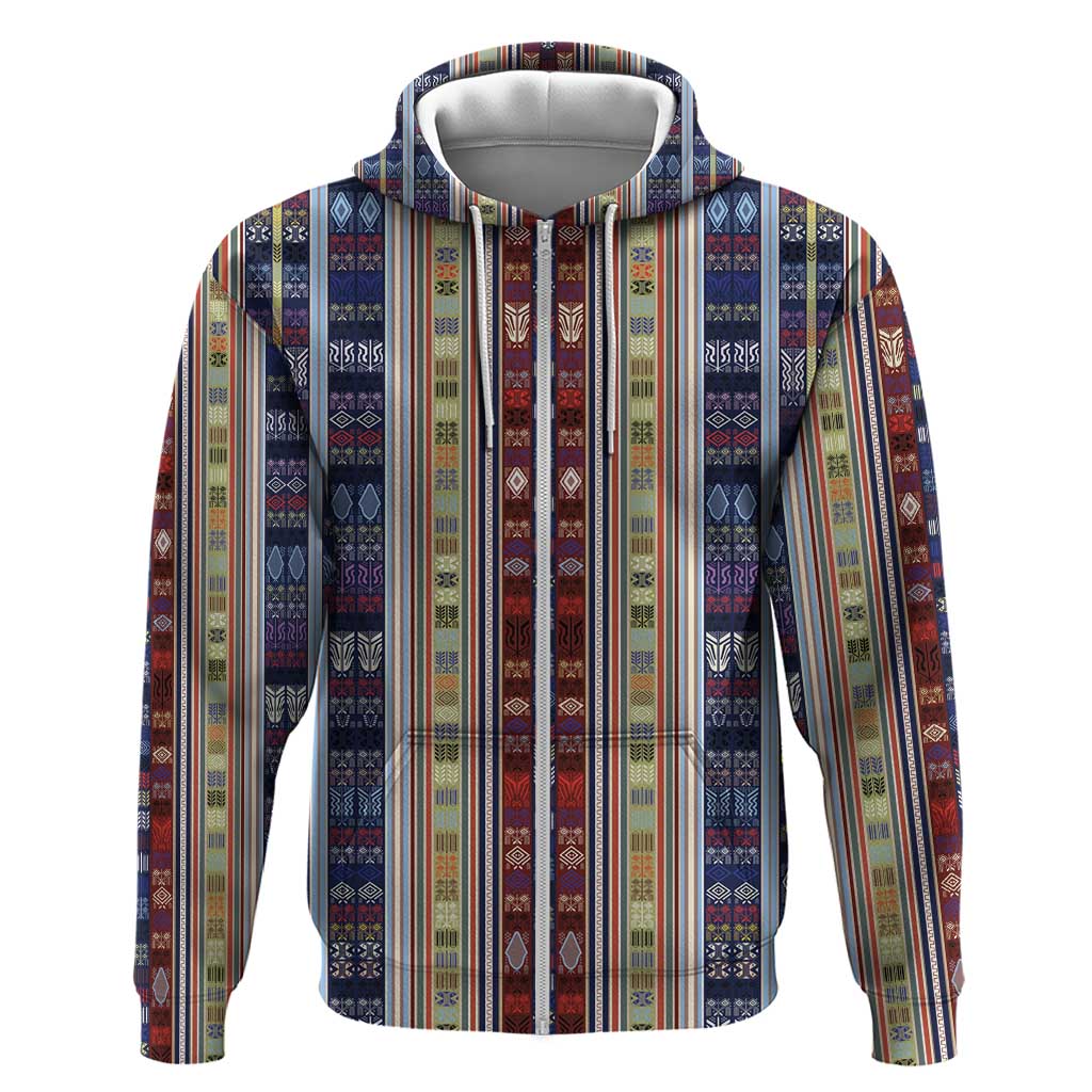 Lamba Mpanjaka Madagascar Hoodie Traditional Pattern LT15