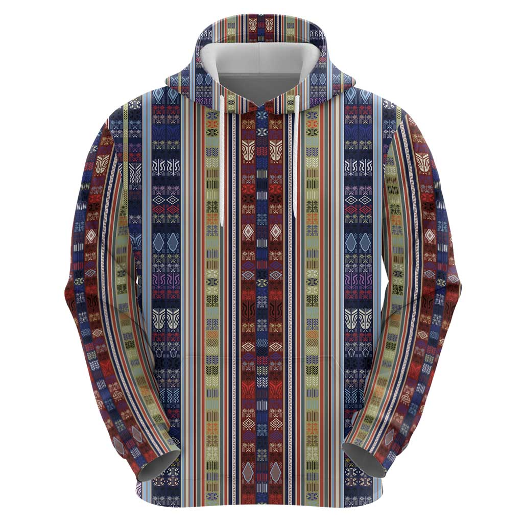 Lamba Mpanjaka Madagascar Hoodie Traditional Pattern LT15