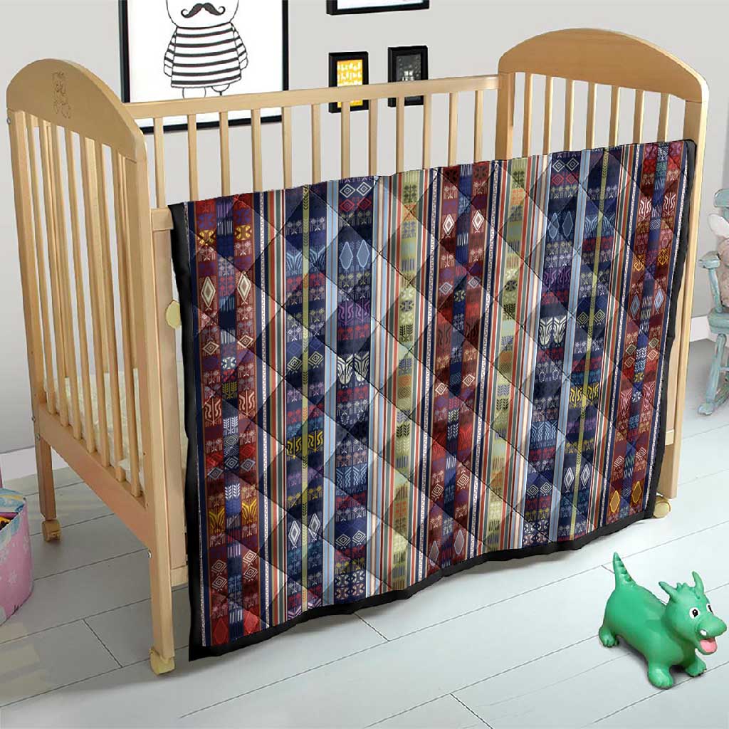 Lamba Mpanjaka Malagasy Traditional Pattern Quilt LT15