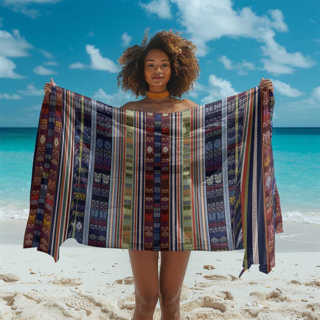 Lamba Mpanjaka Malagasy Traditional Pattern Sarong LT15