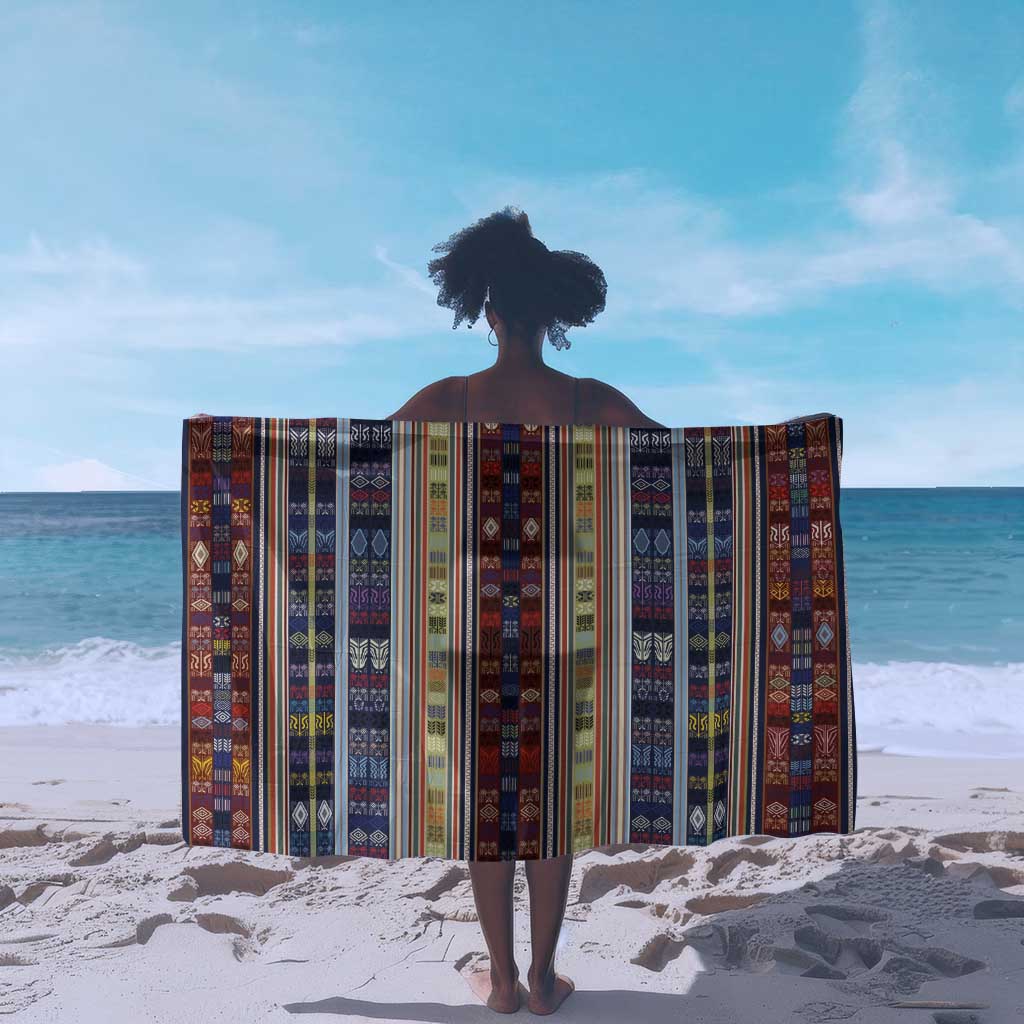 Lamba Mpanjaka Malagasy Traditional Pattern Sarong LT15