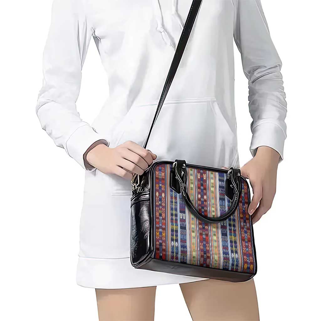 Lamba Mpanjaka Madagascar Shoulder Handbag Traditional Pattern LT15