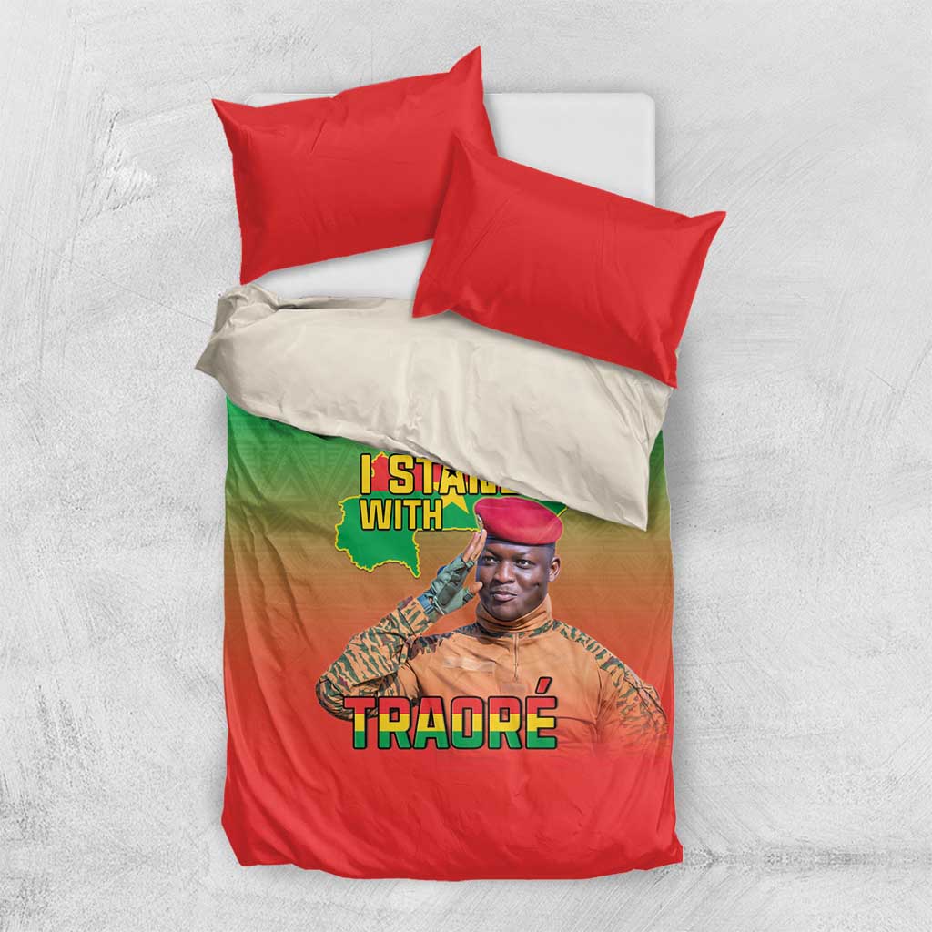 Burkina Faso I Stand With Traore Bedding Set African Pattern LT15
