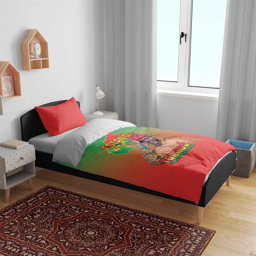Burkina Faso I Stand With Traore Bedding Set African Pattern LT15