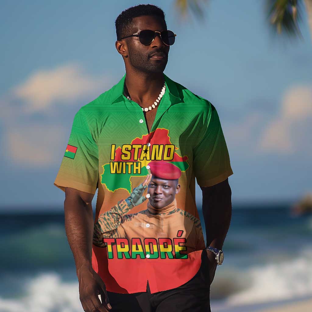 Burkina Faso I Stand With Traore Hawaiian Shirt African Pattern LT15