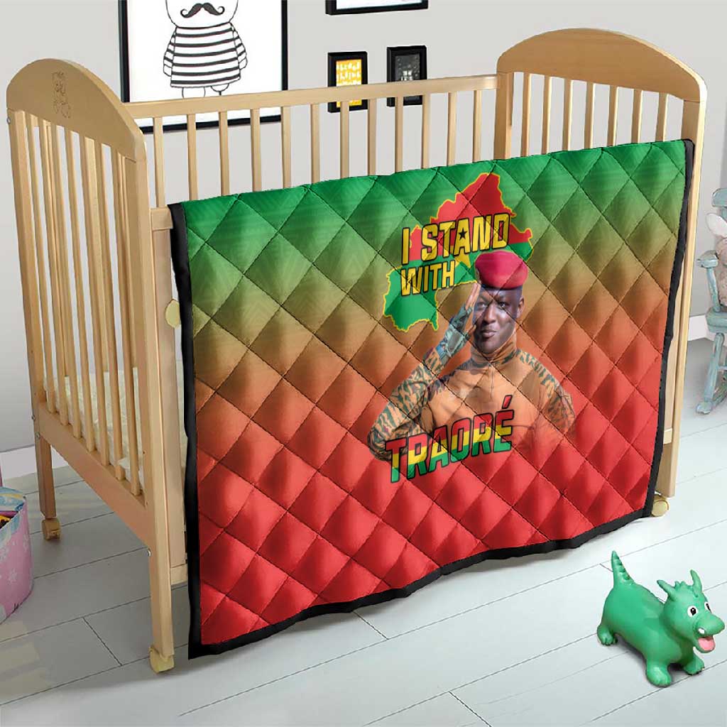 Burkina Faso I Stand With Traore Quilt African Pattern LT15