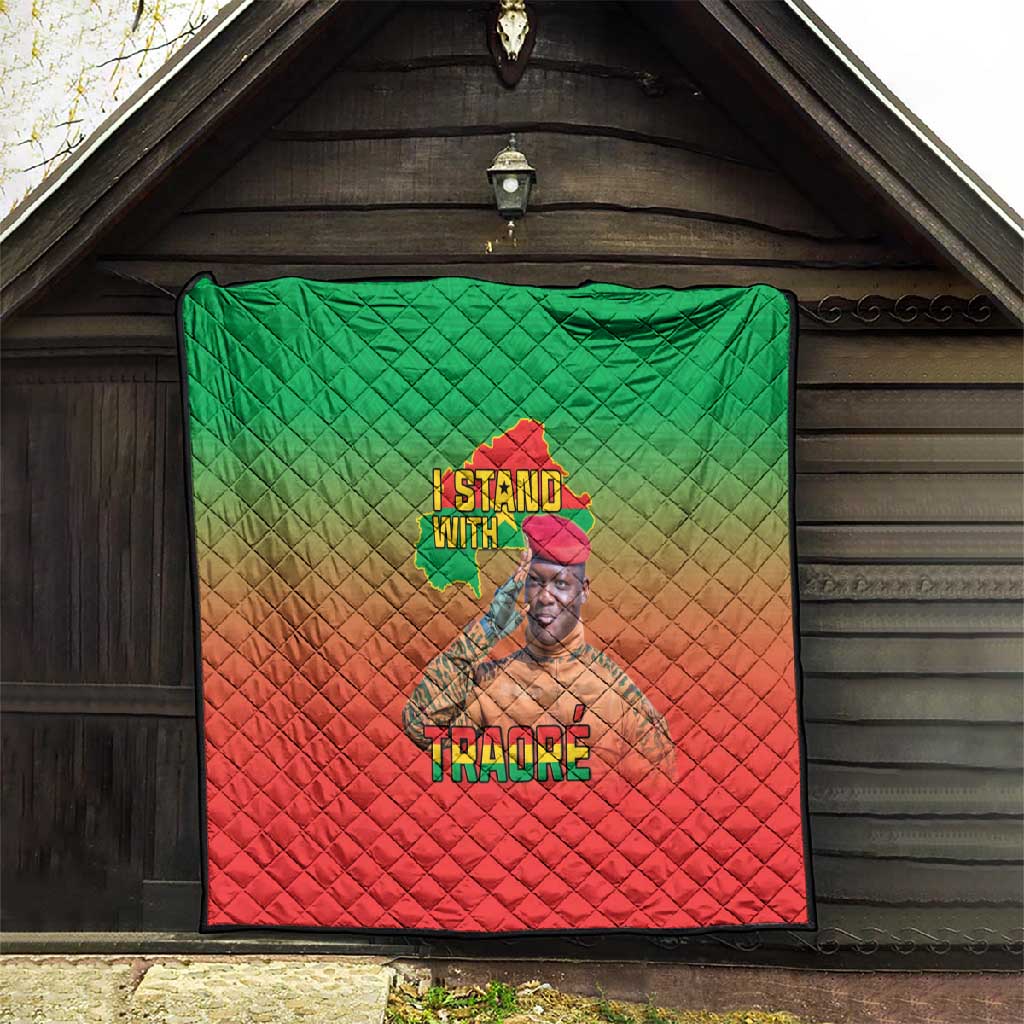 Burkina Faso I Stand With Traore Quilt African Pattern LT15