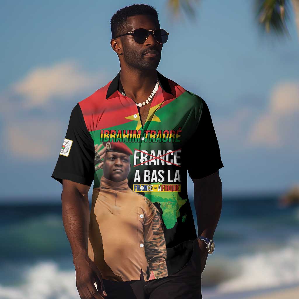 Traore Burkina Faso A Bas La Francafrique Hawaiian Shirt LT15