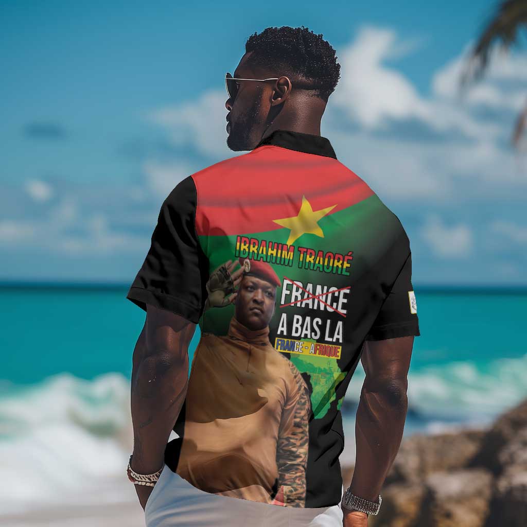 Traore Burkina Faso A Bas La Francafrique Hawaiian Shirt LT15