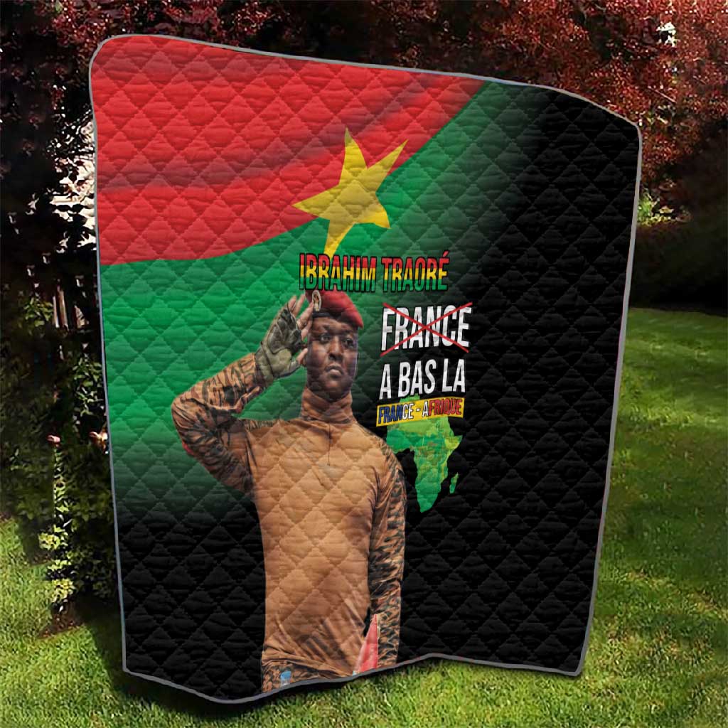 Traore Burkina Faso A Bas La Francafrique Quilt LT15