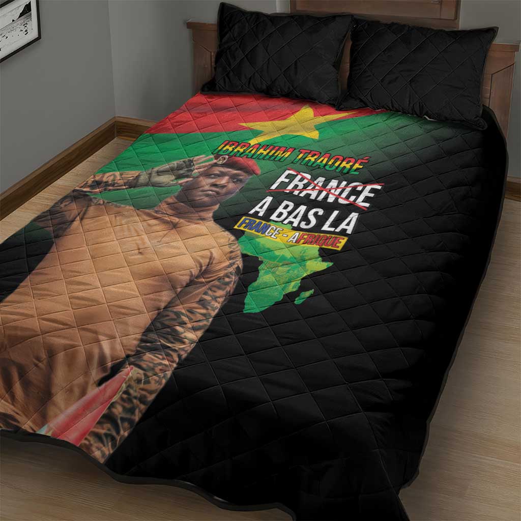 Traore Burkina Faso A Bas La Francafrique Quilt Bed Set LT15