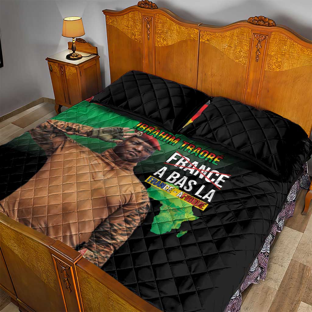 Traore Burkina Faso A Bas La Francafrique Quilt Bed Set LT15